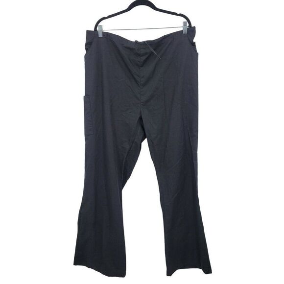 Dickies Black 2X TL Work Pant Elastic Drawstring Waist Pocket Lightweight Cotton - Picture 11 of 11